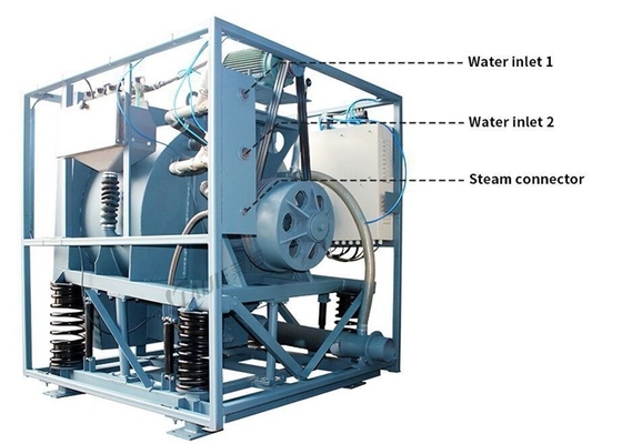 100kg Industrial Washer Extractor Double Drain System High Spin Commercial Laundry Washing Machine